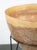 Mid Century Modern Planter Kimball Bullet Round Atomic Plant Stand Tan Fiberglass For Sale - Image 10 of 12