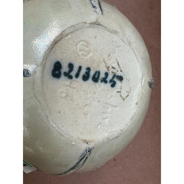 Arts & Crafts Hampshire Experimental White / Black Art Pottery Vase For Sale In Philadelphia - Image 6 of 7