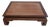 Vintage Low Chinese Ming Dynasty Kang Solid Wood Coffee Table With Clear Lacquer Recessed Top For Sale