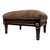 Wood Late 20th Century Interior Crafts French Ebony Gold Gilded Leopard Chenille Footstool For Sale - Image 7 of 11