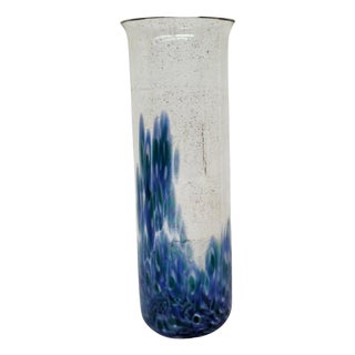 Murano Glass Neverrino Vase attributed to Gae Aulenti for Vistosi, 1970s For Sale