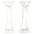 Pair Tall Wire Garden Planters 20th C Measure - 53"h x 20.5"diam (bowl, edge to edge)