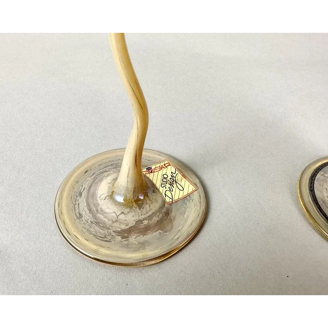 Mid-Century Modern Murano Glass Vases from Joska Studio, Germany, Set of 2 For Sale - Image 4 of 7