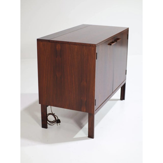 Vintage Danish Bar Cabinet in Kingwood by Feldballes Møbelfabrik, 1960s For Sale - Image 10 of 16