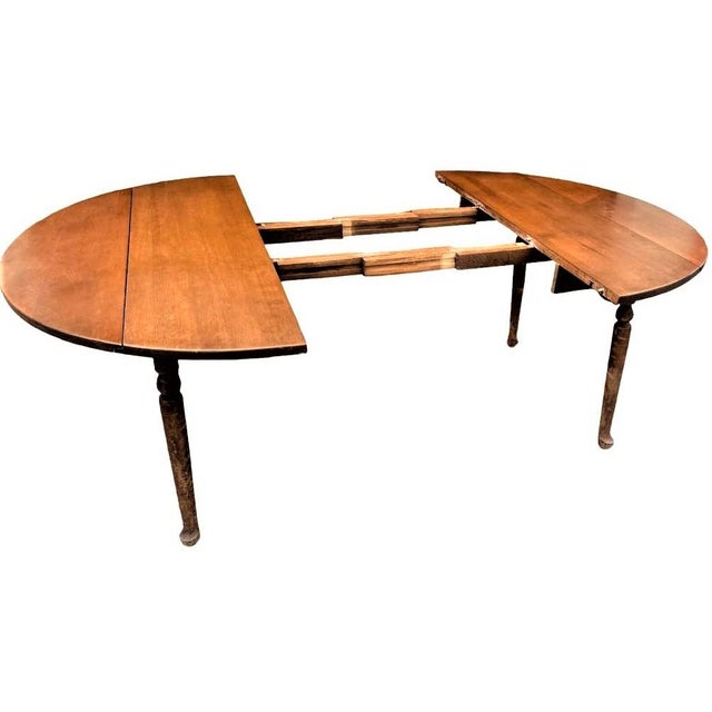 Early Baumritter Ethan Allen Walnut Drop Leaf Dining Table Made in