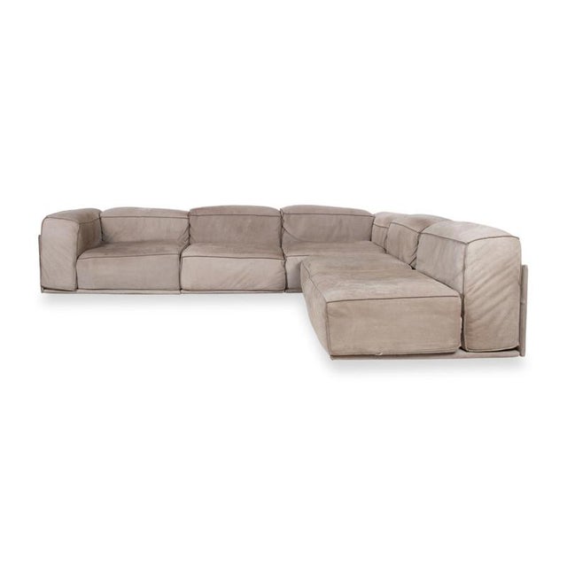 Grey Leather Corner Sofa from Baxter For Sale - Image 16 of 17