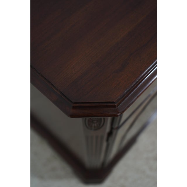 Ethan Allen Georgian Court Cherry Dresser For Sale - Image 15 of 18