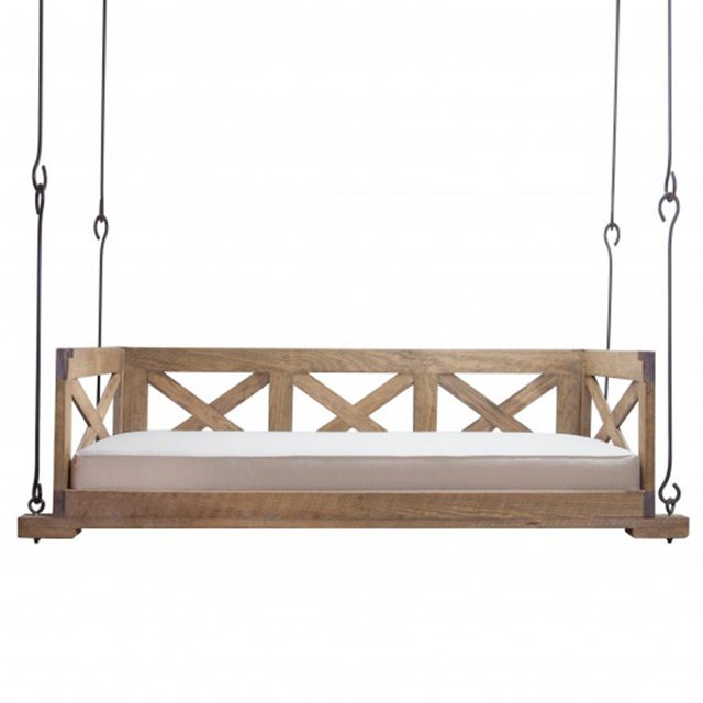 The X Design Hanging Day Bed allows relaxing in true Lowcountry style. This style dresses well with decorative pillows and...