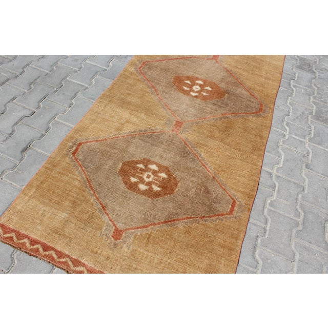 Vintage Turkish Anatolian Rug Runner - 36.5"x148" For Sale - Image 4 of 11