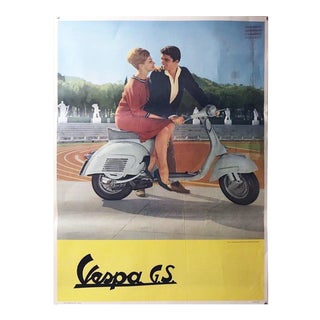 1960 "Vespa GS" Poster For Sale