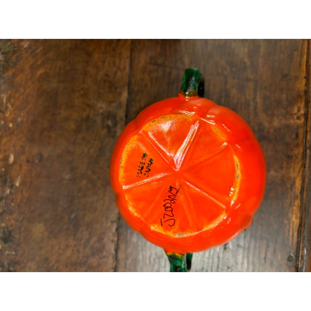 Mid 20th Century 1950s Maruhon 6 Pc Pumpkin Tea Set - Set of 6 For Sale - Image 5 of 8