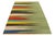 Rug & Kilim Rug & Kilim’s Contemporary Kilim in Green With Colorful Geometric Patterns For Sale - Image 4 of 8
