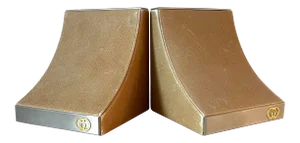Gucci Vintage Leather Bookends