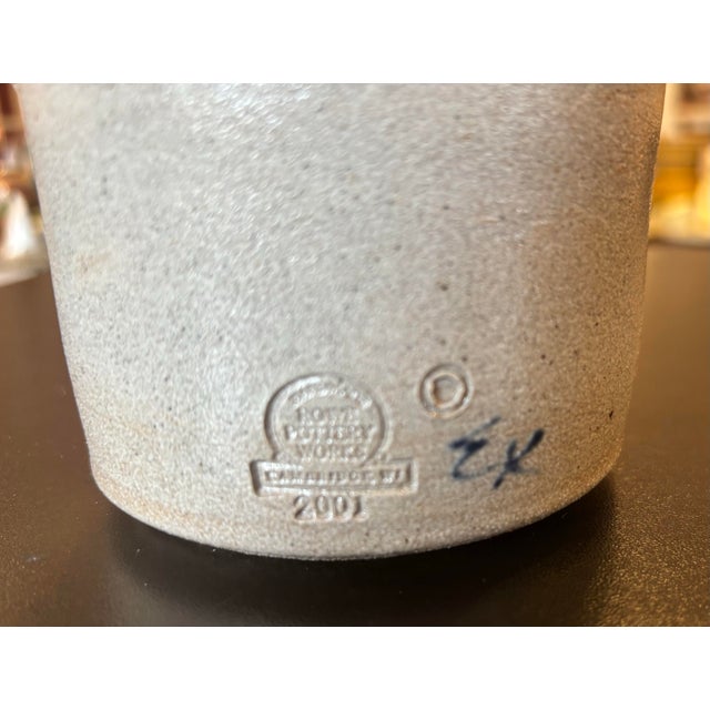 Rowe Pottery Pinecone Crock For Sale - Image 4 of 8