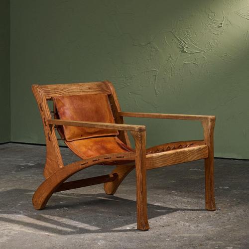 Lace Lounge Chair in Ash and Cognac Leather by Stefan During, Netherlands, 1985 For Sale - Image 12 of 12