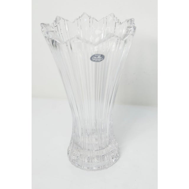 Crystal Vase by Lisa Mori, Austria, 1980s For Sale - Image 9 of 14