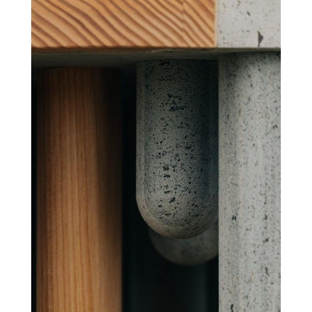 Matek Rooted Coffee Table in Recycled Composite by Project Materia For Sale - Image 7 of 9