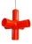 Crosslight Orange Pendant Light by Jan Melis & Ben Oostrum, 2000s For Sale