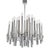 Brutalist 25-Light Chandelier in Chrome by Gaetano Sciolari, Italy, 1960s For Sale - Image 12 of 12