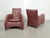 Metal Loge Lounge Chairs in Leather by Gerard van den Berg for Montis, 1990s, Set of 2 For Sale - Image 7 of 13