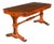 Antique Victorian Pollard Oak Writing Table Desk in the Manner of Gillows, 19th Century For Sale