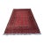 Afghan Turkmen Tekke Bokhara Hand-Knotted Wool Rug, Red Gul, 9'2" X 6'6" For Sale