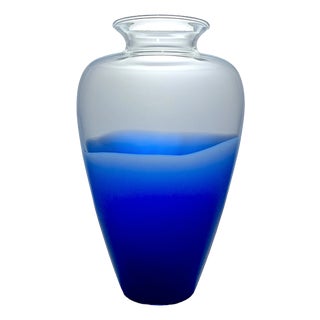 Murano Glass Vase from Effetre Murano, 1980s For Sale