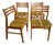 Vintage Danish Design Chairs, 1960s, Set of 4 For Sale