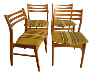 Vintage Danish Design Chairs, 1960s, Set of 4