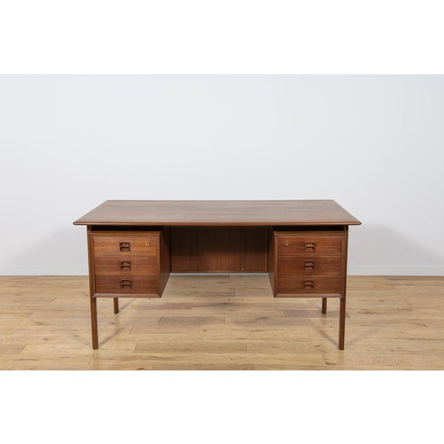 Mid-Century Modern Mid-Century Teak Desk by Arne Vodder for Sibast, Denmark, 1960s For Sale - Image 3 of 18