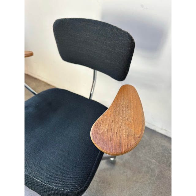 1960s 1960s Danish Mid Century Office Chair by Labofa For Sale - Image 5 of 12