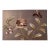 Hand‑Embroidered Chinoiserie Floral Butterfly Wallpaper Panel, Single Sample Panel 8''×12'' For Sale
