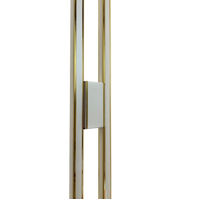 Floor Lamp in Brass and White Metal by Fratelli Martini, Italy, 1970s For Sale - Image 10 of 13