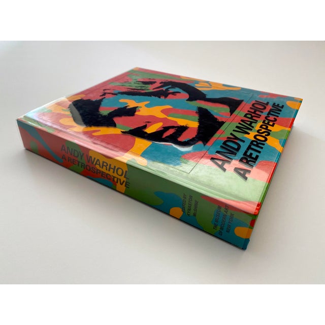This " Andy Warhol : A Retrospective " rare vintage 1989 first edition offset lithograph print iconic hardcover Museum of...