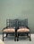 Vintage Palecek Medallion Back Rattan Chairs - Set of 4 For Sale - Image 14 of 15