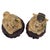 Pair Chinese Scholar and Deity Figures on Carved Hardwood Stands 3.25" For Sale - Image 4 of 10