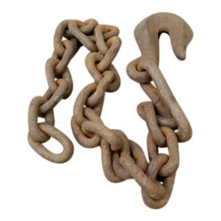 Heavy Nautical Chain With Hook Approx For Sale