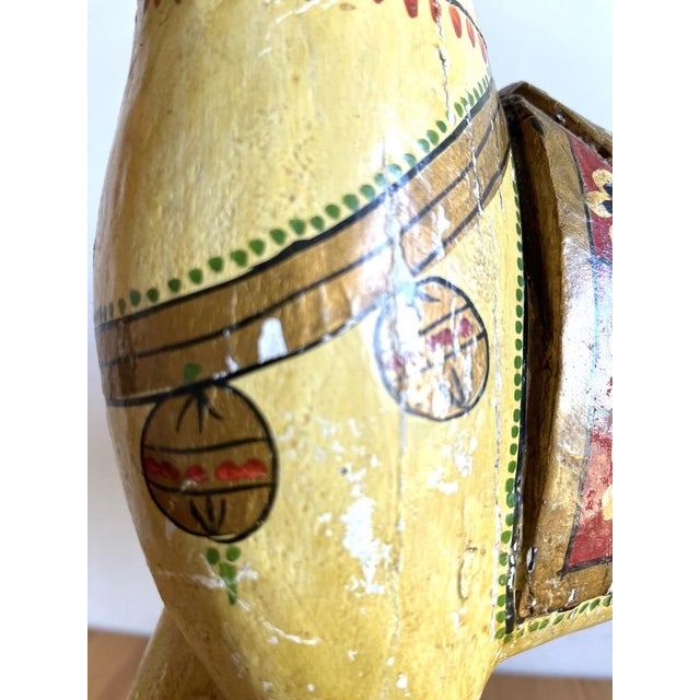 Hand-Painted Wooden Horse For Sale - Image 12 of 16