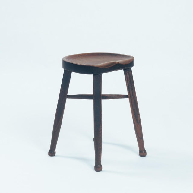 Antique Walnut Stools from Gaskell and Chambers, 1890s, Set of 2 For Sale - Image 4 of 15