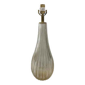 Donghia Italian Modern Gold Fleck Hand Blown Art Glass Table Lamp