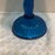 Figurative Vintage Blue Glass Compote With a Hand on Stem For Sale - Image 3 of 10