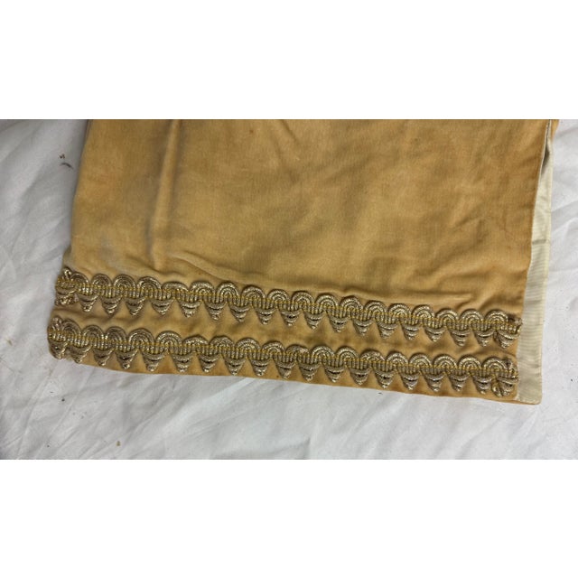 Rare Antique Hand Embroidered Judaica Jewish Memorial Torah Mantel Scroll Cover For Sale In New York - Image 6 of 7
