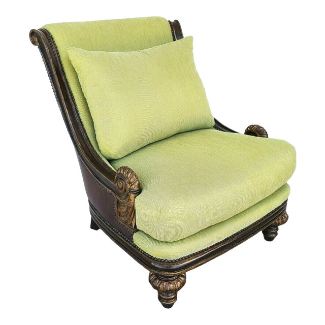 Marge Carson Huntington Manor Statement Lounge Chair For Sale
