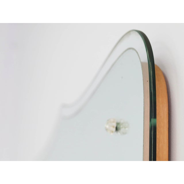 Minimalist Mirror with Transparent Frame by Max Ingrand for Fontana Arte, 1965 For Sale - Image 6 of 8