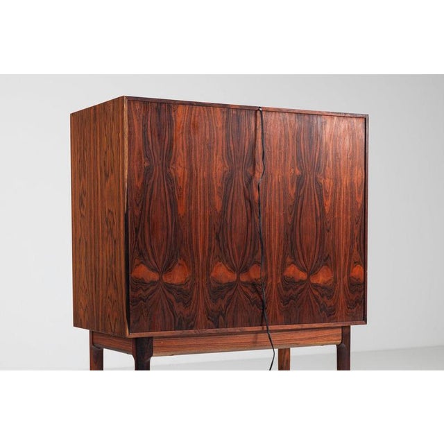 Bar Cabinet in Rosewood by Illum Wikkelso for C. F. Christensen, Denmark, 1960 For Sale - Image 18 of 18