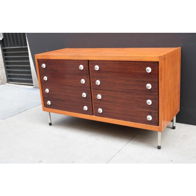 1960s Pair of Italian Modernist Chest of Drawers For Sale - Image 9 of 15