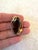 Mid-Century Modern 12k Gold Fill Smoke Quartz Vintage Brooch For Sale - Image 3 of 5