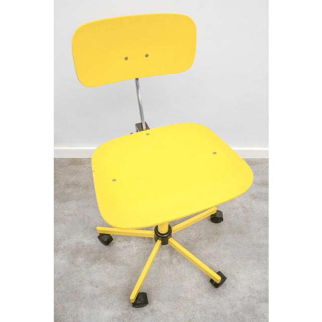 Wood Vintage Danish Drafting Chairs by Jørgen Rasmussen for Rabami, 1975, Set of 5 For Sale - Image 7 of 13