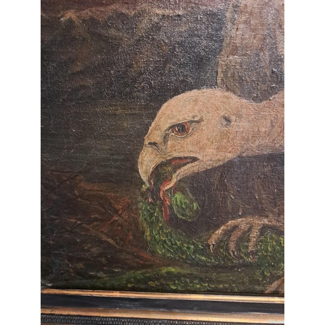 Vulture, 1890, Oil Painting on Canvas, Framed For Sale - Image 3 of 7