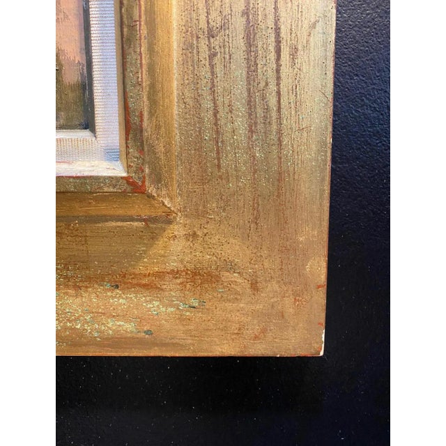 William Goliasch, Sicily Landscape, Oil on Wood, 1972 For Sale - Image 4 of 9